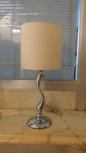 Lampara de mesa GOTAS 1xE-27 cromo