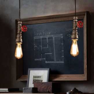 Colgante vintage CANILLA 1xE-27