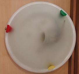 Plafon COLORES 1xE-27