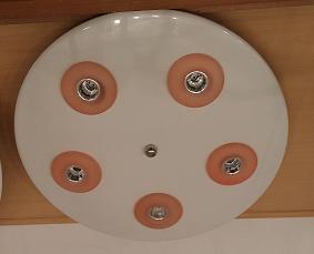 Plafon ROSADO 5xLed 3w