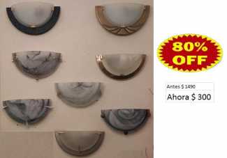 Aplique medio 1xE-27 OFF