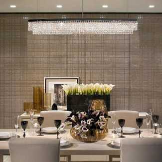 Luminaria colgante de strass PLATEA