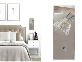 Aplique-Velador CUBIC cristal