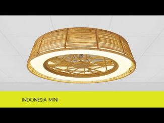 Ventilador Led INDONESIA ratán