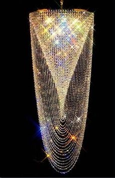 Luminaria de cristal de strass INFINITY